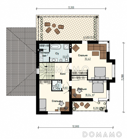 Апрель-Фреш / План 2 этажа