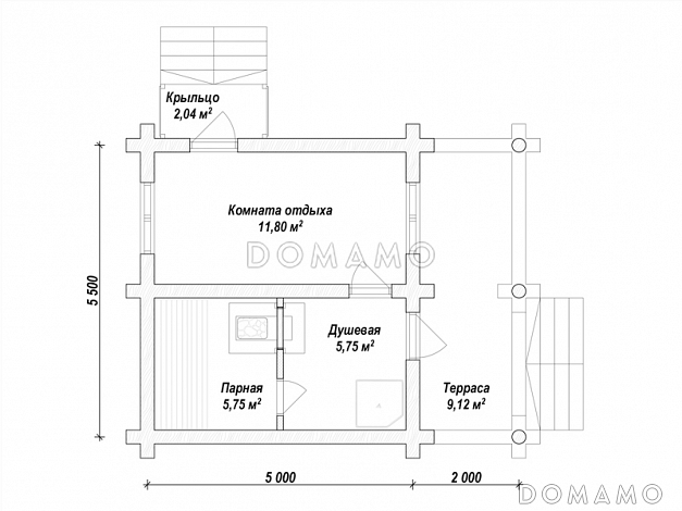 ML-128 / План 1 этажа
