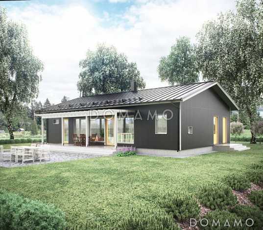 Проект уютного каркасного дома