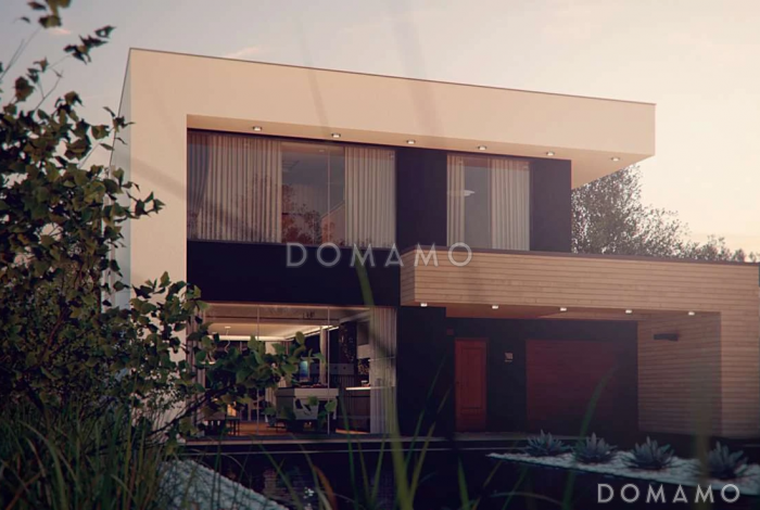 Проект дома из газобетона с 4 спальнями и большой гостиной, адаптированный для сейсмозоны