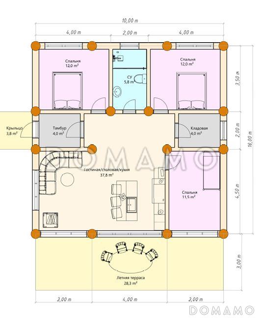 Тиберкуль / План 1 этажа
