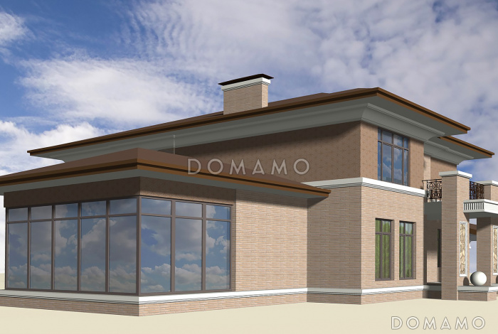 Проект дома из газобетона элитного статуса