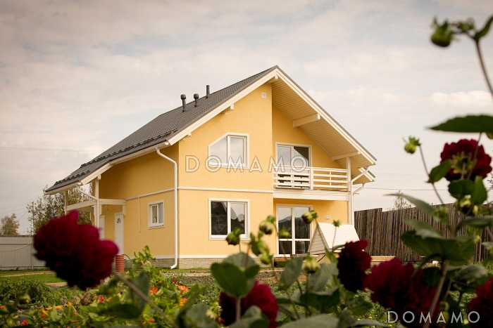 Проект дома из пеноблоков 9 на 10