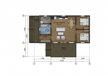 Муссон / План 1 этажа