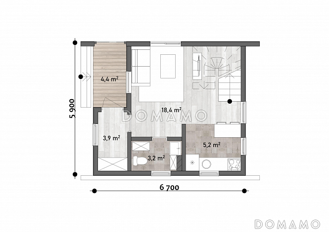 Аксиома / План 1 этажа