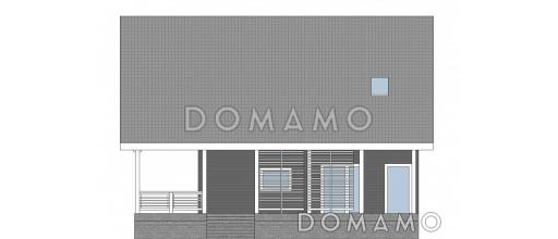 Проект кирпичного дома в стиле шале / Фасад 2
