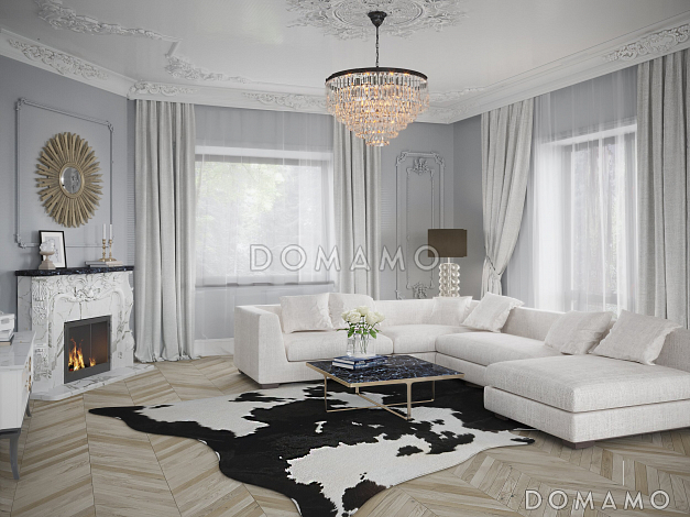 Проект двухэтажного особняка из газобетона с мансардой