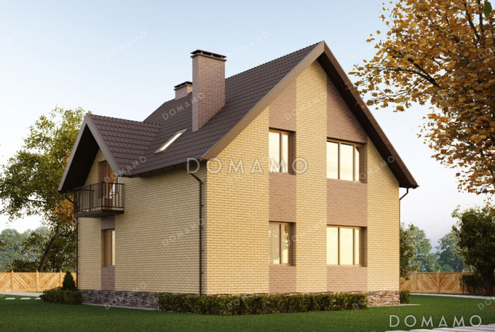 Проект компактного дома с тремя спальнями, котельной и изолированной кухней