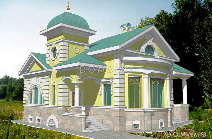 Проект  дома с подвалом