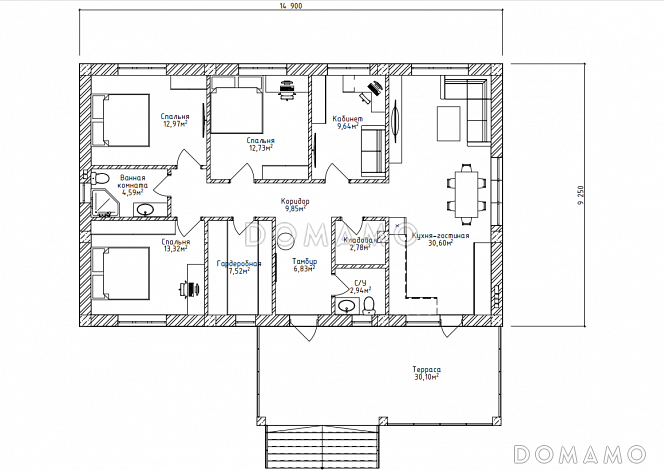 ОД-137 / План 1 этажа