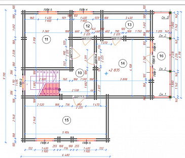 Усмань 152 / План 2 этажа