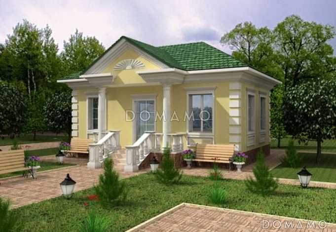 Проект беседки в классическом стиле