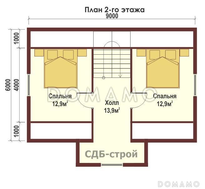 ДБР8 / План 2 этажа