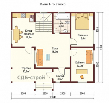 ДПБ24 / План 1 этажа