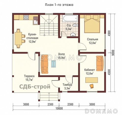 ДПБ24 / План 1 этажа