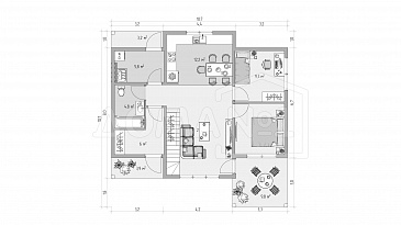 Импрессио / План 1 этажа