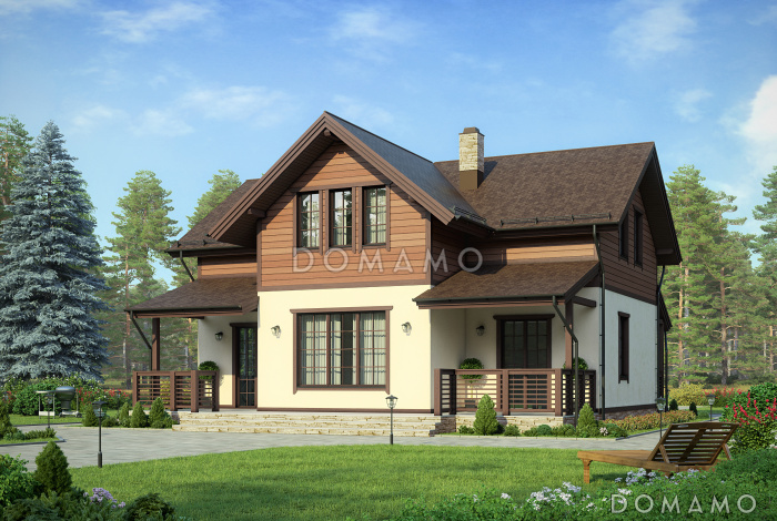 Проект просторного энергоэффективного дома из газобетона