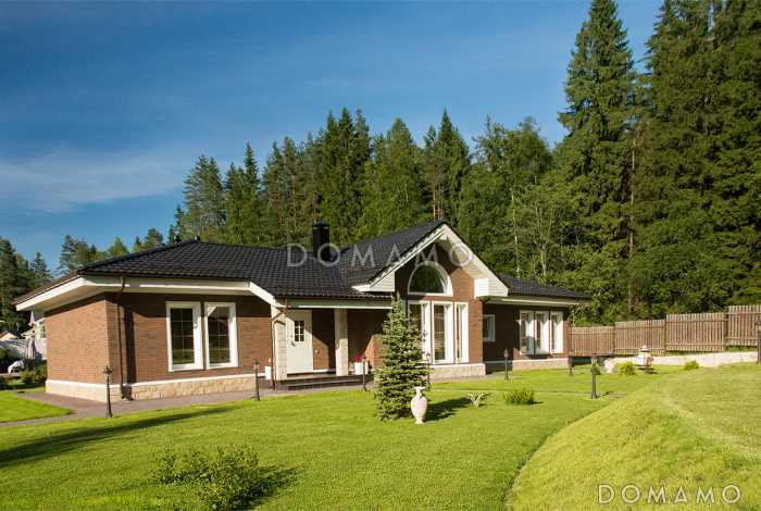 Проект одноэтажного каркасного дома с сауной