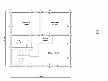 N-181 / План 2 этажа