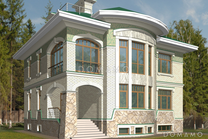 Проект дома с предусмотренной котельной на цокольном этаже