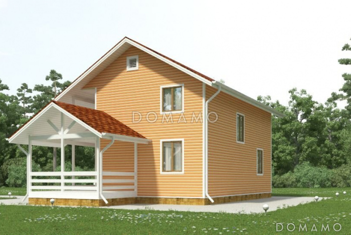 Проект бюджетного каркасного дома