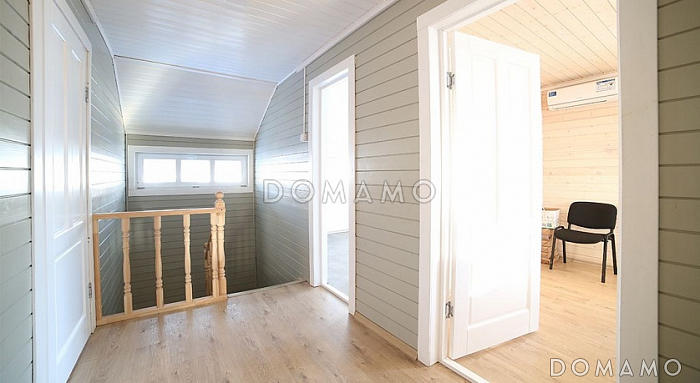 Проект каркасного дома с просторными комнатами