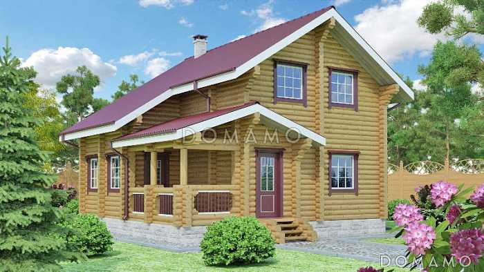 Проект дома с широким и удобным холлом на втором этаже