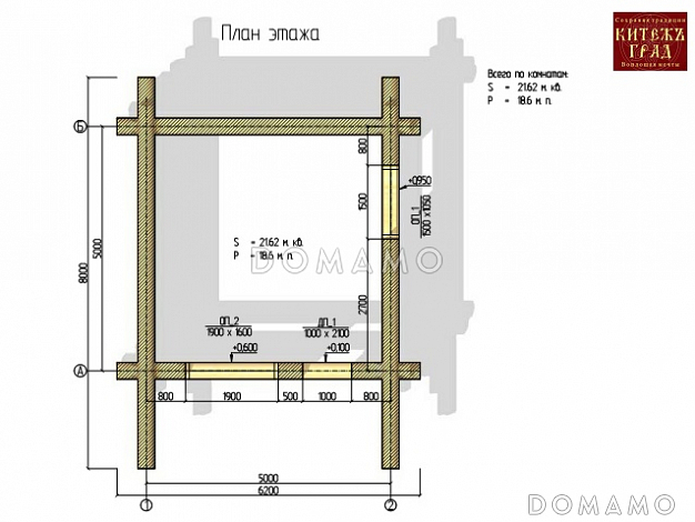 Лесной дух  / План 1 этажа