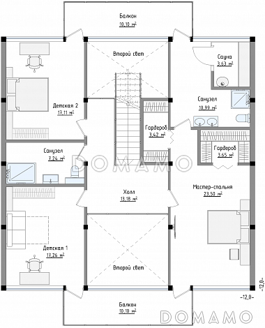 SCANDI 229 / План 2 этажа