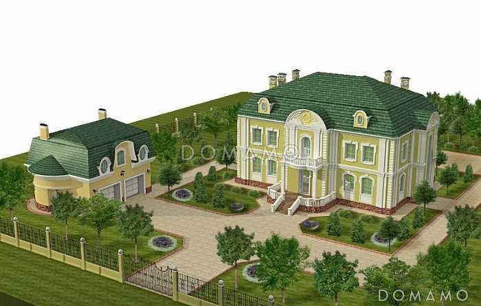 Проект дома с двойным светом