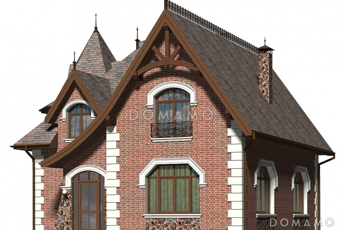 Проект дома в английском стиле