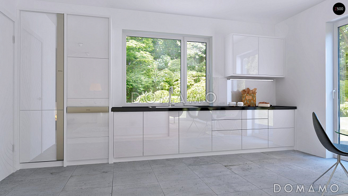 Проект компактного двухэтажного дома из газобетона с тремя спальнями