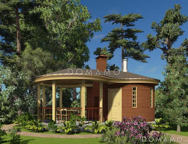 Проект винного погреба с террасой