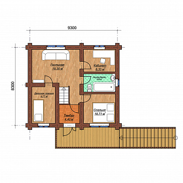Енисей  / План 2 этажа
