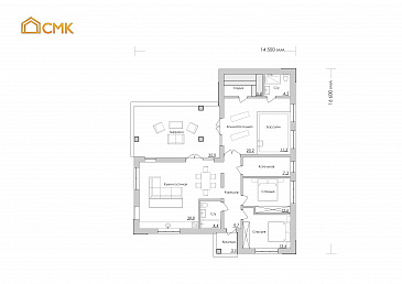 Одинцово / План 1 этажа