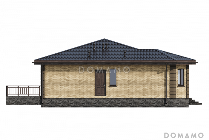 Одноэтажный дом «Оникс» (132,55 м2)