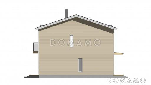 Проект каркасного дома в европейском стиле / Фасад 2