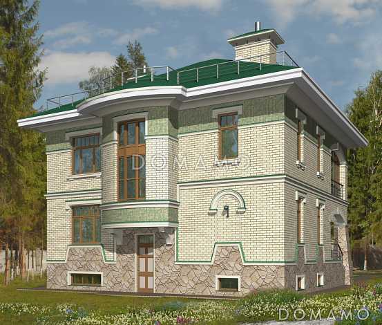 Проект дома с предусмотренной котельной на цокольном этаже