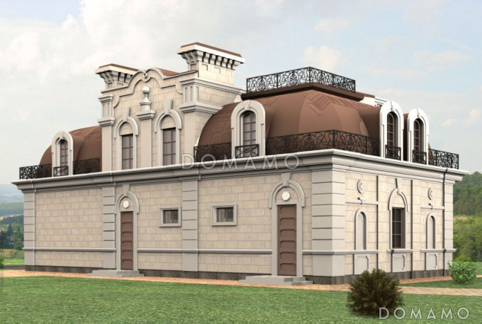 Проект гаража с помещениями вспомогательного назначения