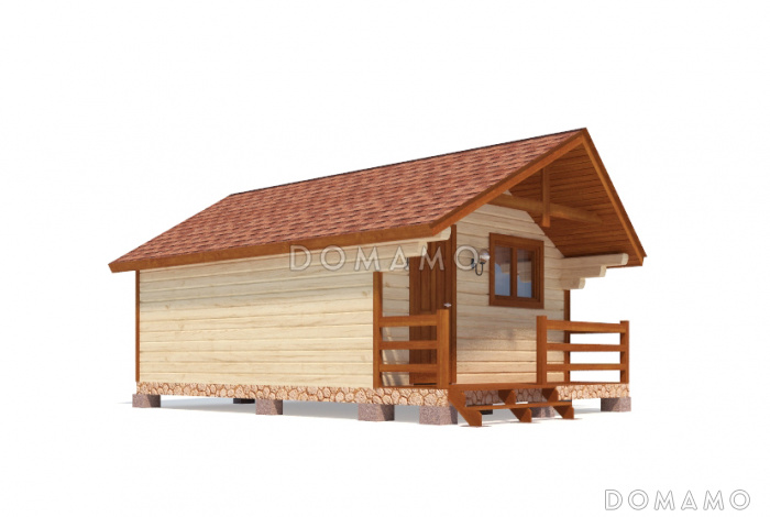 Проект каркасной бани 5х4