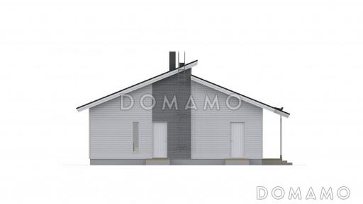 Проект современного дома с пятью спальнями / Фасад 1