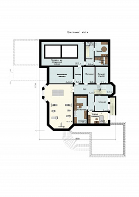 Конкорд / План цокольного этажа