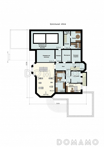 Конкорд / План цокольного этажа