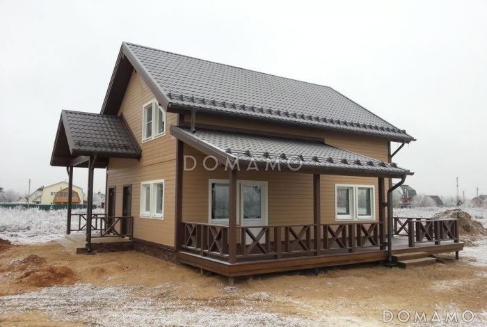 Проект частного загородного дома из газобетона