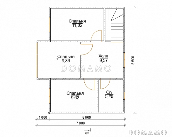 Алькапоне / План 2 этажа
