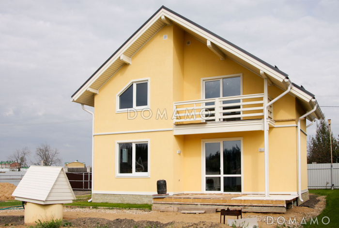 Проект дома из пеноблоков 9 на 10