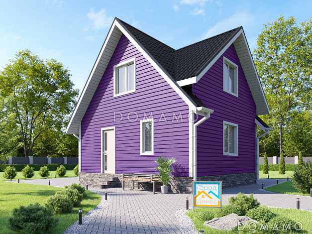 Двухэтажный дом 6х7 «Осло»