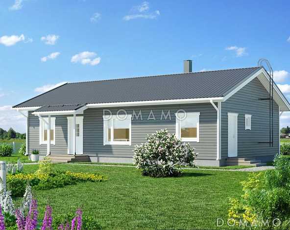 Проект современного экономичного каркасного дома