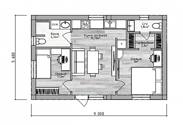 ОД-50 / План 1 этажа