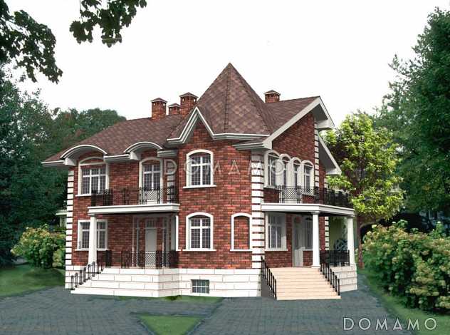 Проект двухэтажного дома с сауной, бильярдной и тренажерным залом